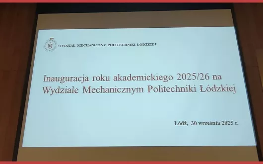Inauguracja roku akademickiego Wydziału Mechanicznego