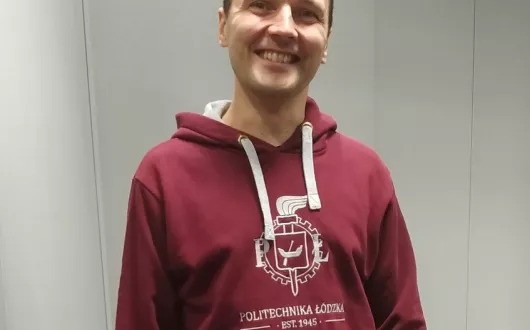 Dr inż. Marek Balcerzak na zdjęciu