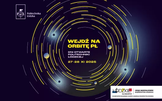 Grafika promocyjna Dni Otwartych PŁ