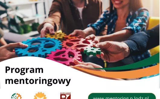 Grafika programu mentoringowego Siła Wspólnoty
