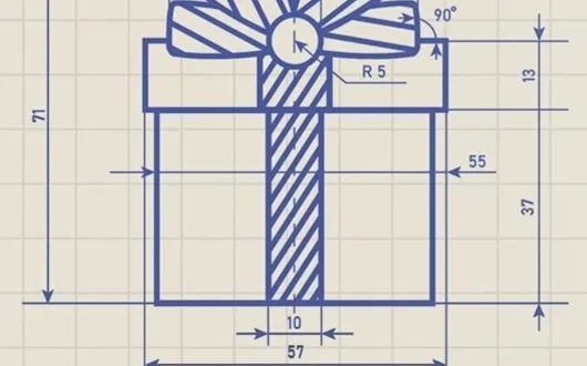 Kartka świąteczna prezent z logo Wydziału