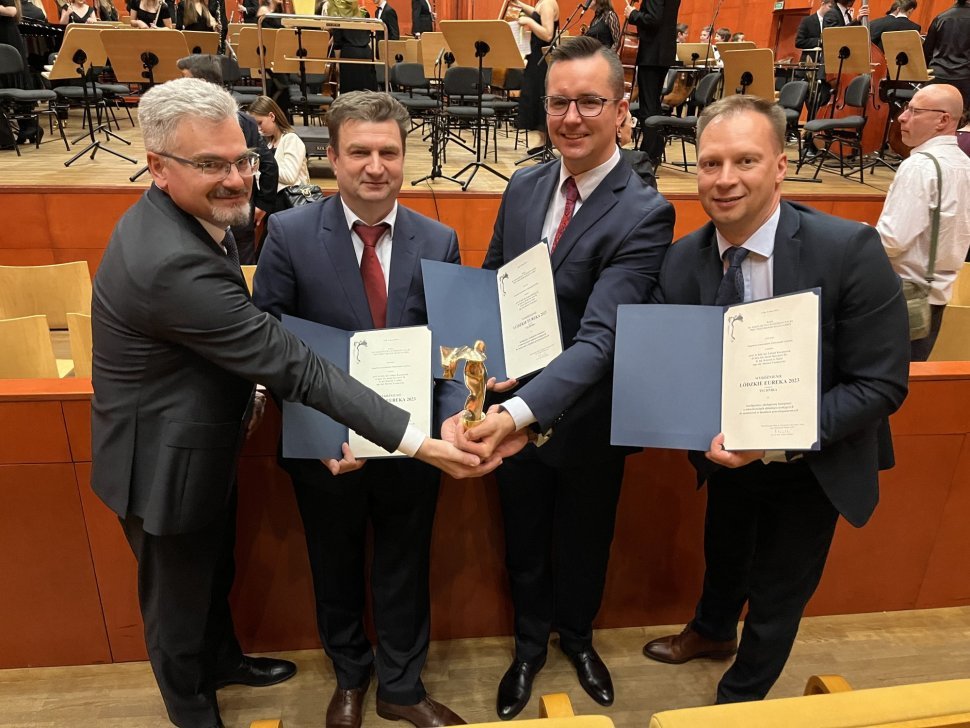 Czwórka wyróżnionych naukowców w konkursie EUREKA