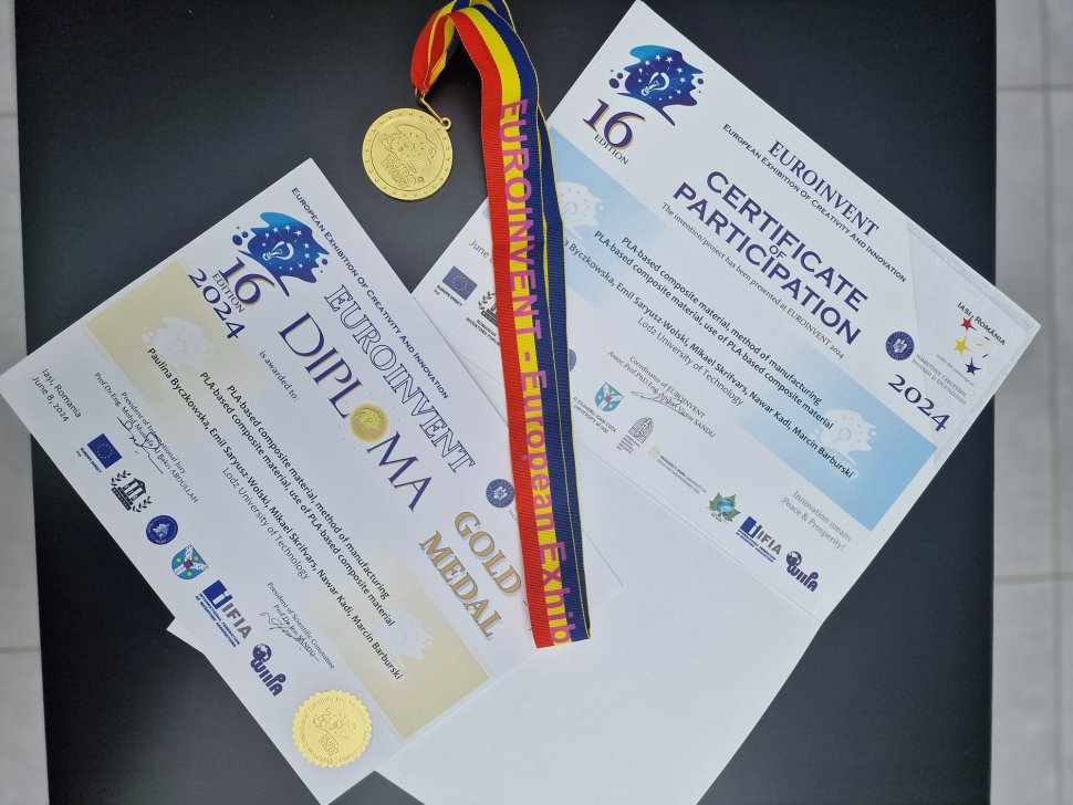 Gold medal and diploma for TUL at the innovation exhibition