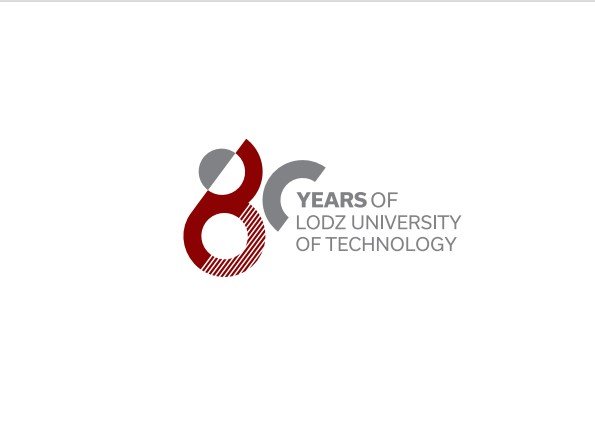 Logo 80 years of Lodz Univeristy of Technology