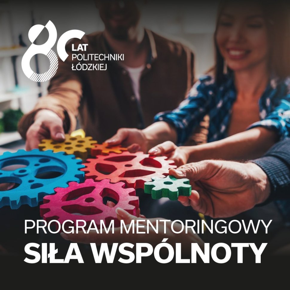 Grafika przedstawiająca zaproszenie do programu studenckiego Siła Wspólnoty