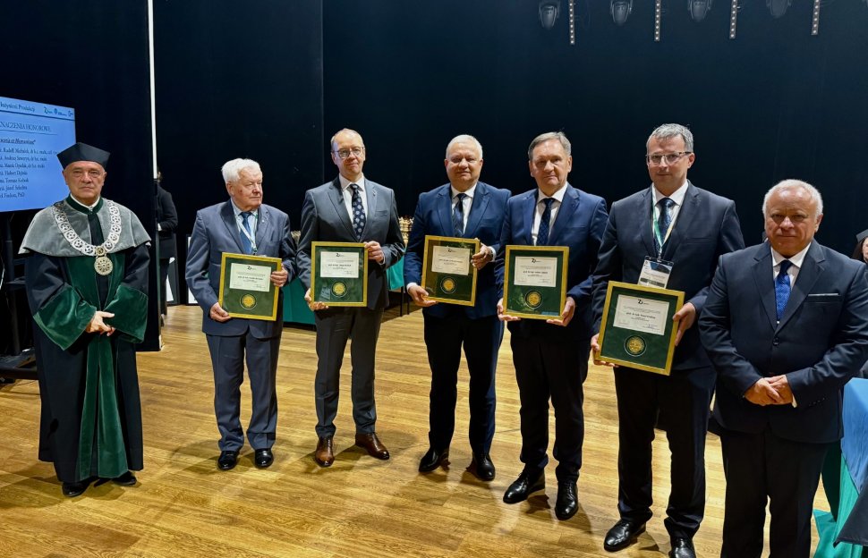 Nagrodzeni podczas  jubileuszu Uniwersytetu Przyrodniczego w Lublinie