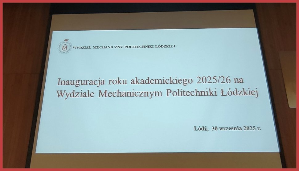 Inauguracja roku akademickiego Wydziału Mechanicznego