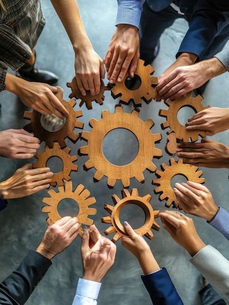 Grafika z kołami zębatymi