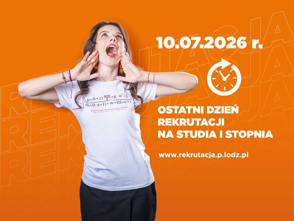 Grafika promocyjna rekrutacji na studia