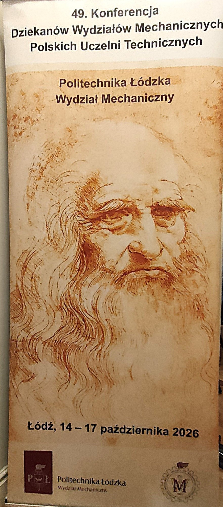 Grafika promocyjna konferencji Dziekanów z Leonardo da Vinci