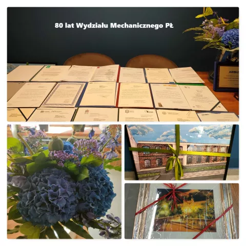 Listy gratulacyjne dla Wydziału