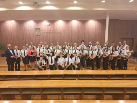 Orkiestra podczas jubileuszu