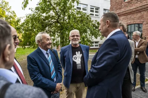Goście jubileuszu Wydziału podczas uroczystosci