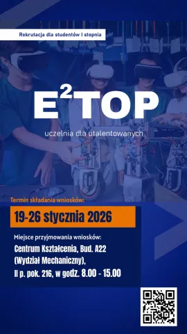 Grafika promocyjna programu dla studentów E2Top