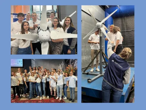 Studenci z Koła Naukowego GUST