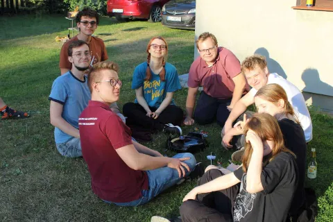 Studenci z Wydziałowej Rady Samorządu