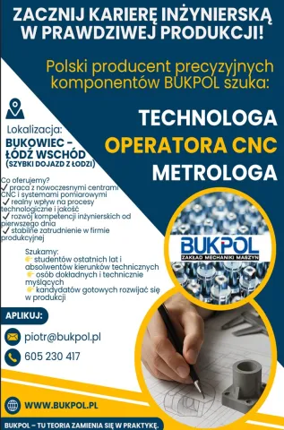 Grafika z ofertą pracy