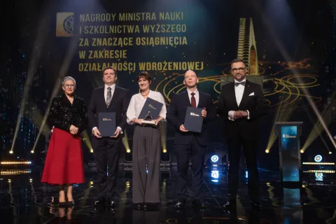 Grupa naukowców wyróżnionych podczas Gali Nauki Polskiej