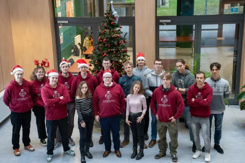 Studenci z Wydziałowej Rady Samorządu