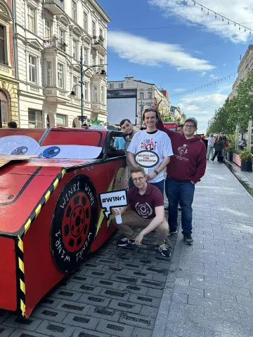 Studenci z Wydziałowej Rady Samorządu