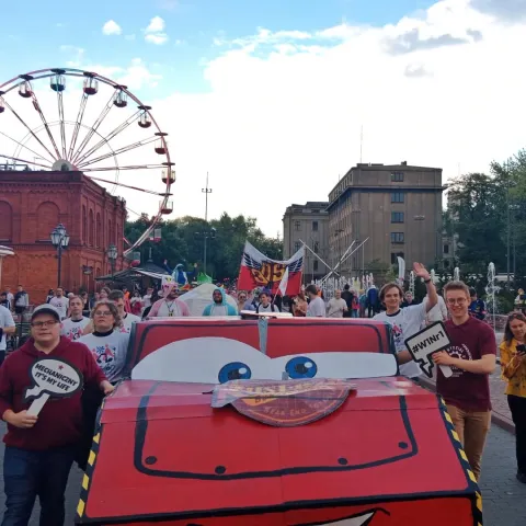 Studenci z Wydziałowej Rady Samorządu