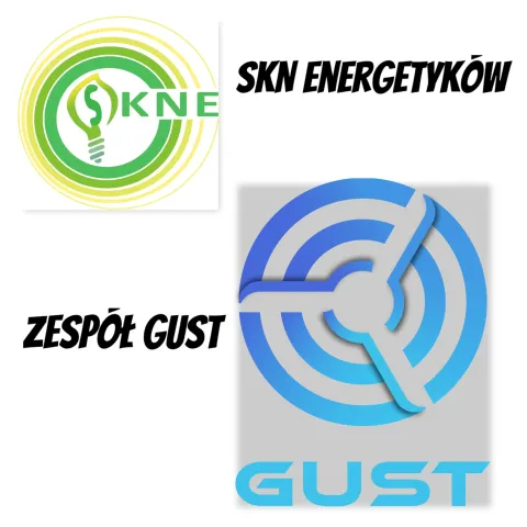 Logo SKN Energetyków i Zespołu GUST