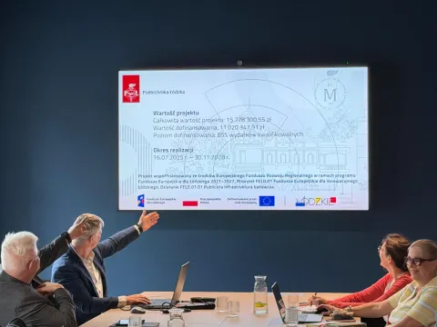 Spotkanie projektowe Fundusze Europejskie dla Łódzkiego 
