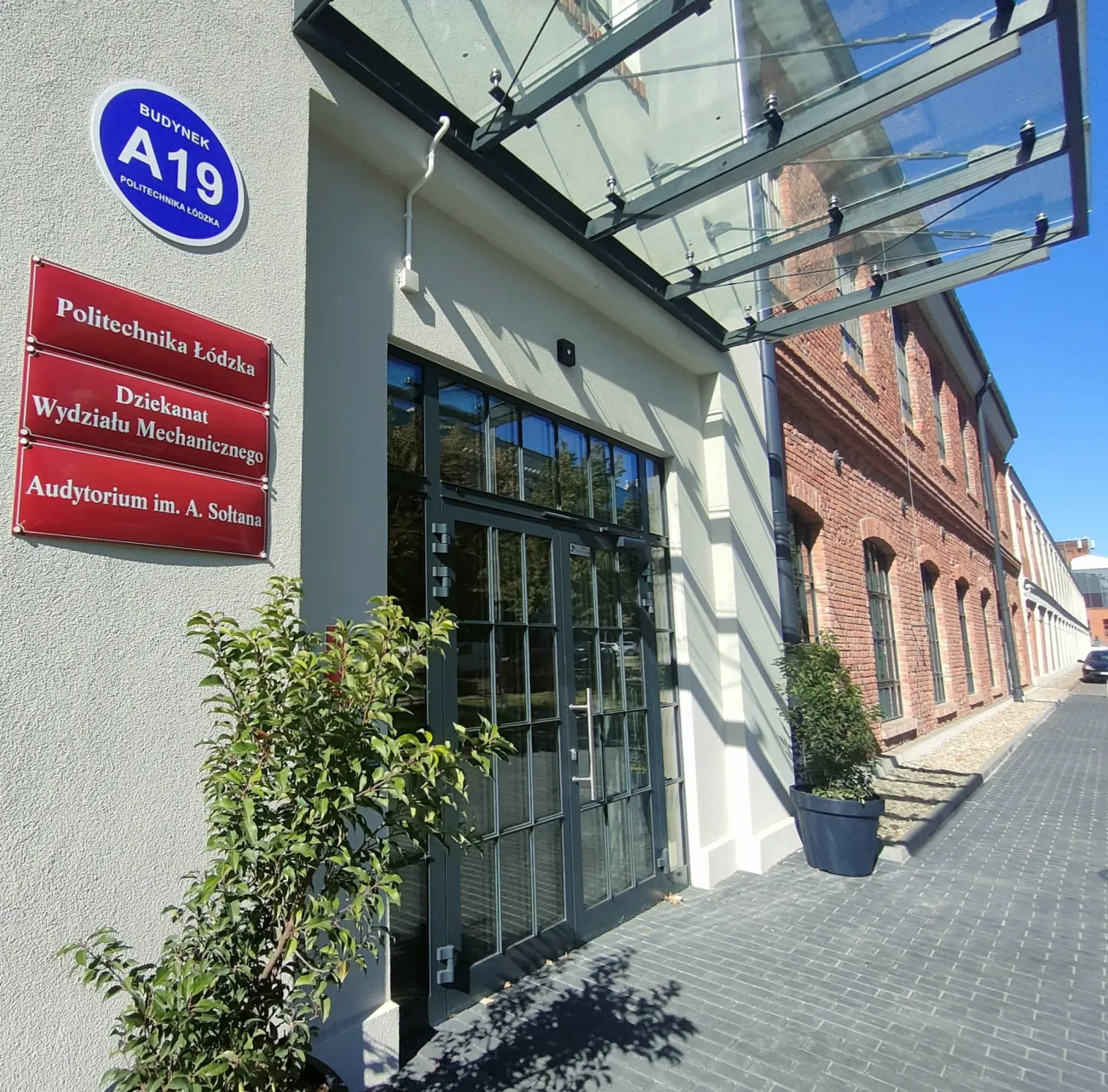 Budynek Wydziału Mechanicznego A19 
