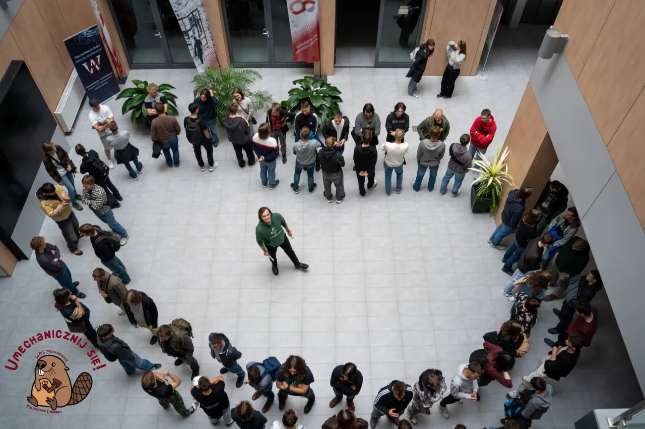 Studenci z Wydziałowej Rady Samorządu