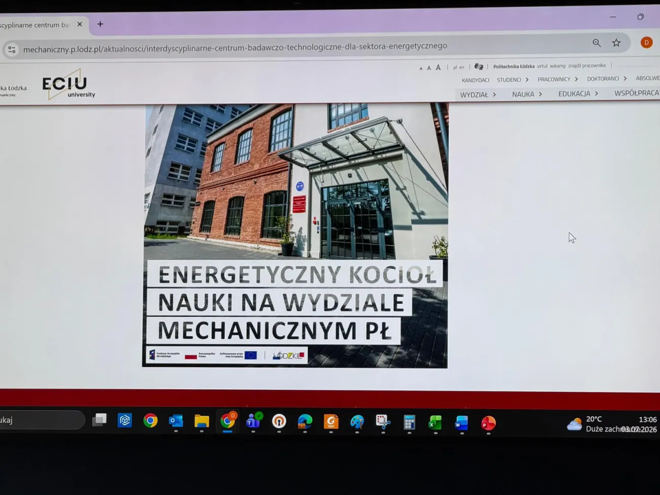 Spotkanie projektowe Fundusze Europejskie dla Łódzkiego 
