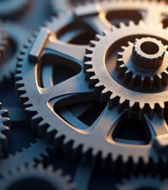 Grafika z kołami zębatymi