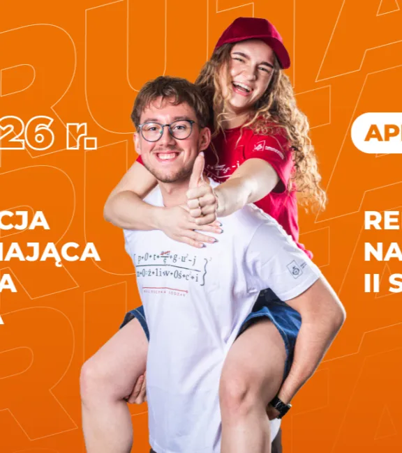 Grafika promocyjna rekrutacji na studia